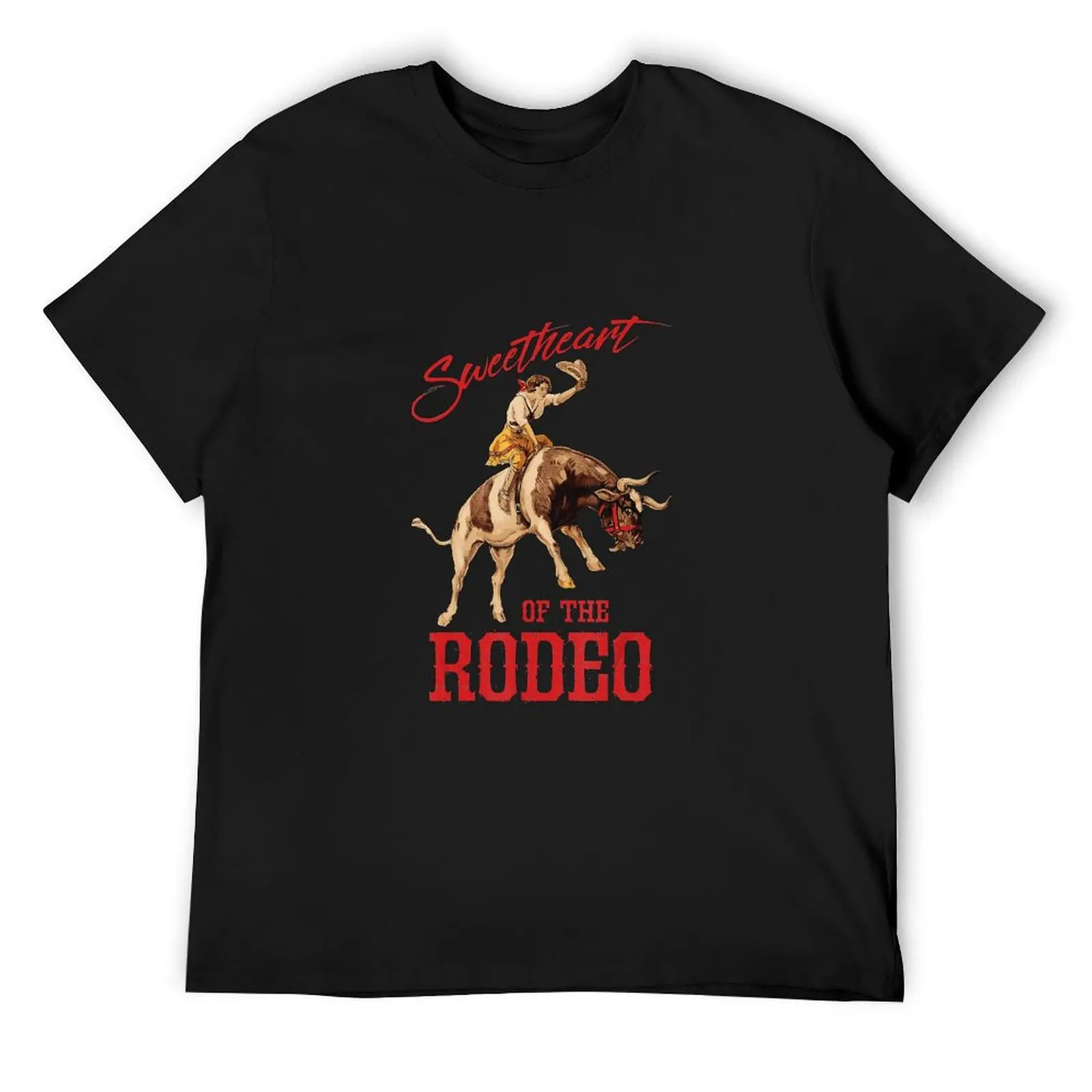 

Sweetheart Of The Rodeo Western Cowboy Cowgirl Vintage Cute T-Shirt basketball graphic tees Short sleeve tee Men's t-shirts