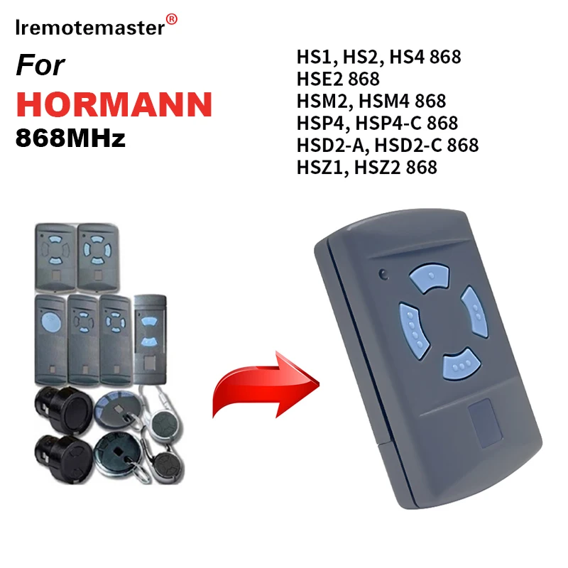 For Hormann 868mhz HSE2 HS4 HS2 Garage Door Opening Device  Fixed Code Homan - Malant 868mhz  Garage Door Remote Control