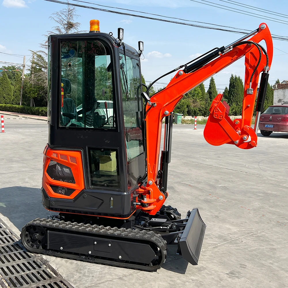 Mini Excavator 1.5 2 3 Ton Hydraulic Small Compact Excavator