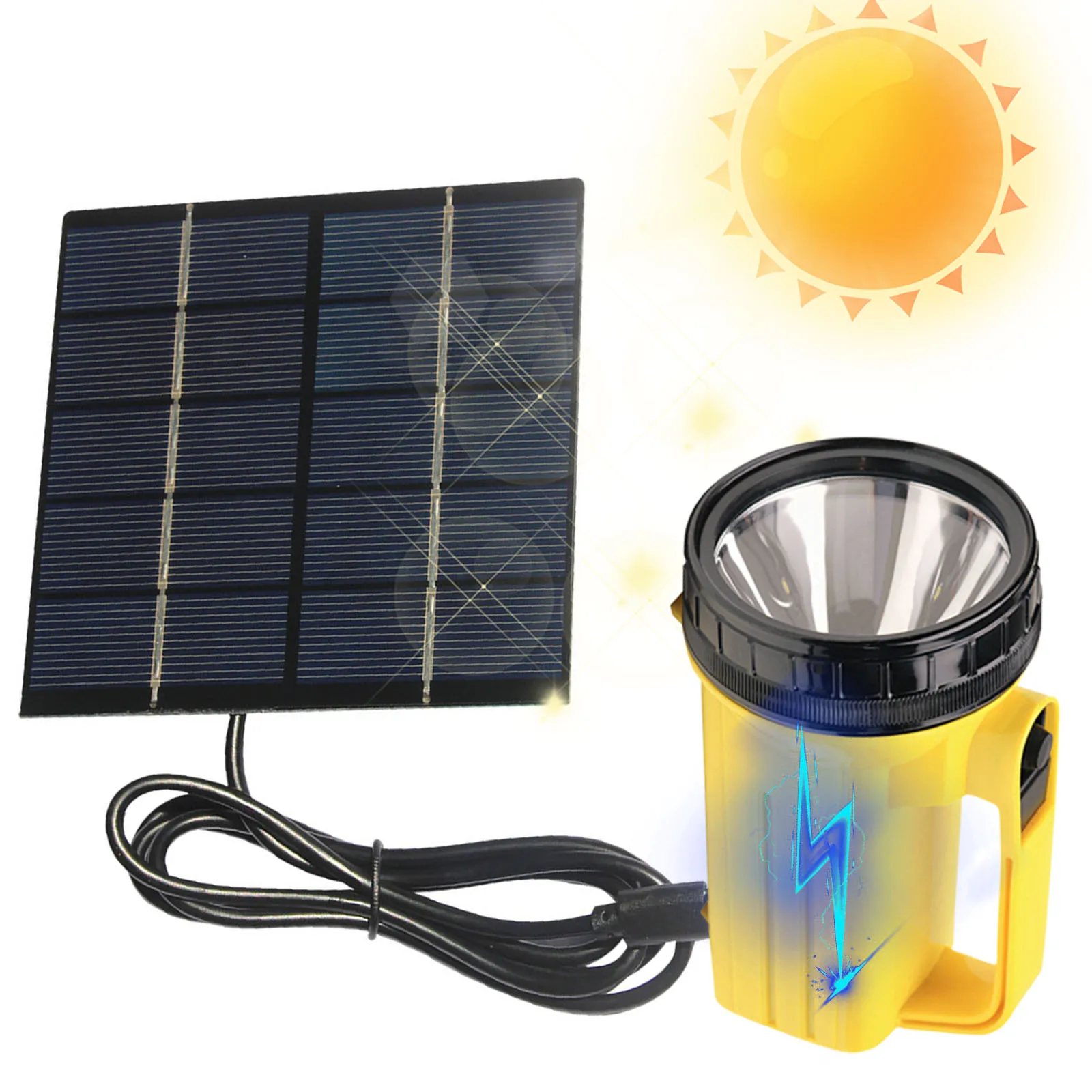 1.5W 5V Solar Panel with Type-C Output Portable Solar Panel Charger IPX4 Waterproof for Phones Power Banks for Camping Hiking