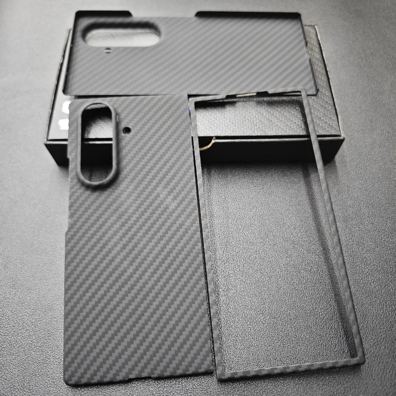 

Really Carbon Fiber Case for Samsung Galaxy Z Fold 7/3/4/5/6 Carbon Fiber Case Aramid for Galaxy Z Fold 7 Ultra-thinPhoneCase