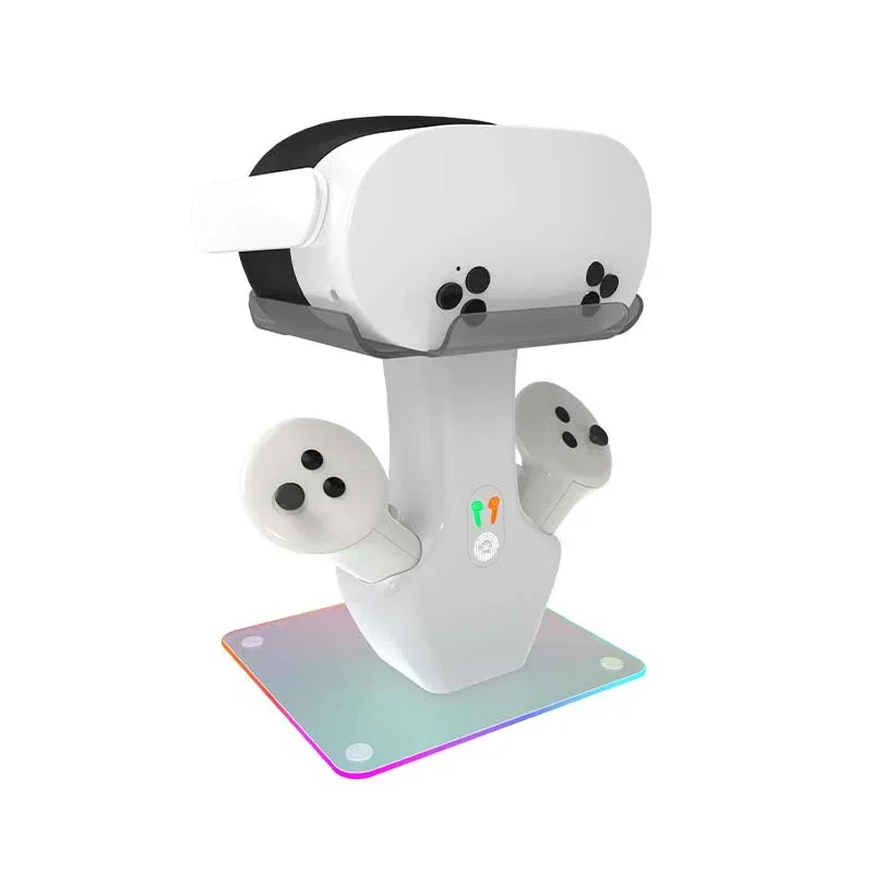 Meta Quest 3 VR Supporto di ricarica universale Supporto di ricarica per controller Meta Quest 3 con luce LED