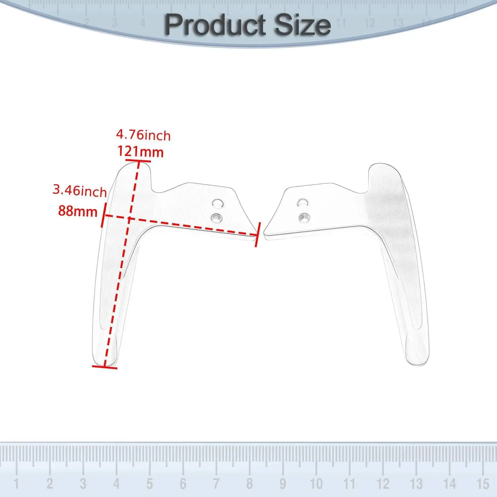 Motorcycle Modified Tail Armrest Parts Replacement Practical Thickened Rear Handle for Vespa GTV Models