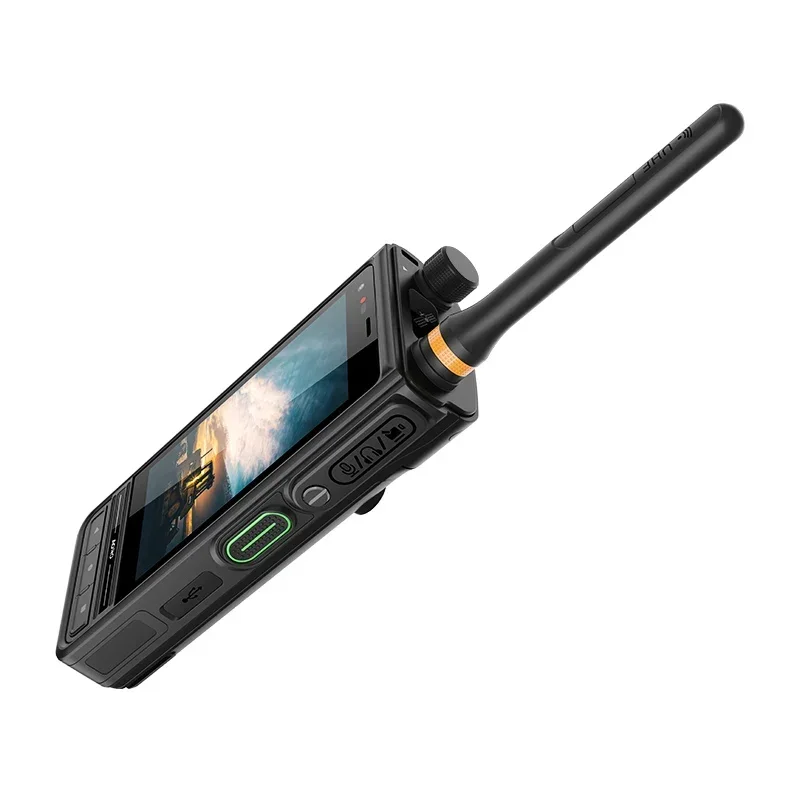 MTK6765 Octa-core Aoro M6 Walkie Talkie 4W Dmr Digit Radio 4 Inci 148.8X63.8X28mm UHF Walkie Talkie 4W