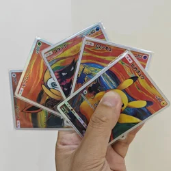 5 Pz/set PTCG Pokemon Urlo Giapponese Pikachu Carta di Raccolta di Rifrazione Anime Figura Collezione di Carta Giocattolo Regalo