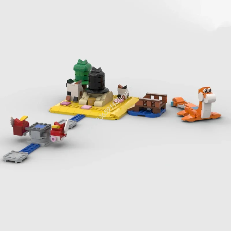 

312pcs MOC Lakeside giga bell Italian Plumber Building Blocks Christmas Gift Architecture Beginner Friendly DIY Perfect Gift