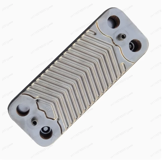 Intercambiador de calor secundario de acero inoxidable, intercambiador de calor de 10 placas de 154mm para reemplazo de calderas de gas Vaillant Beretta