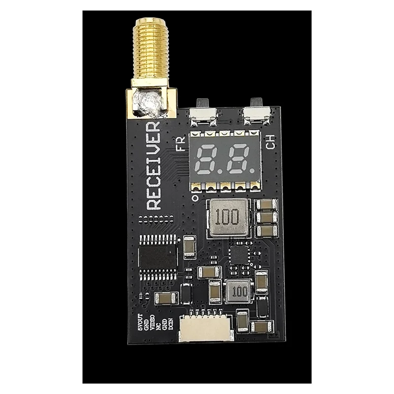 【صفقة حصرية!】جهاز استقبال نقل الصور اللاسلكي 3.3G 64CH VRX FPV 3060-3500Mhz/بحث القناة التلقائية #1