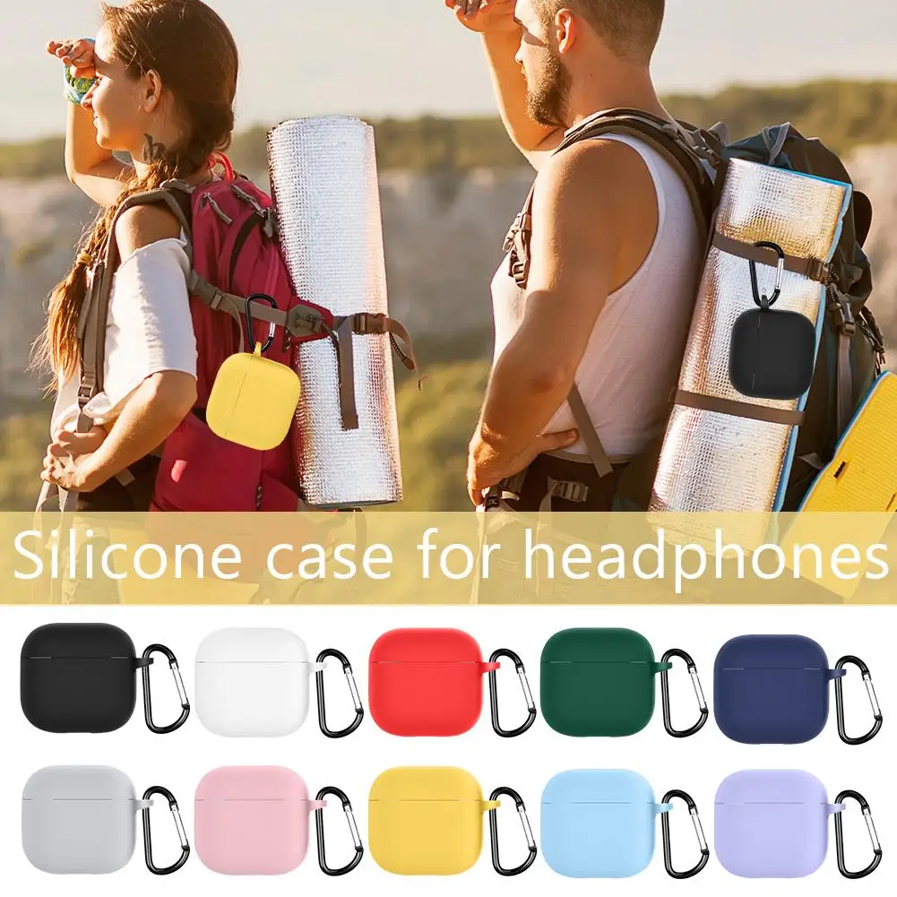 Funda de silicona para auriculares Apple Airpods 4 2024, funda de carga antipolvo, Carabine U7X2