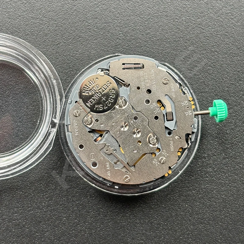 جديد حقيقي اليابان 0S10 ساعة حركة OS10 كوارتز حركة أوتوماتيكية ساعة يد تعمل بالحركة أجزاء التاريخ في 3