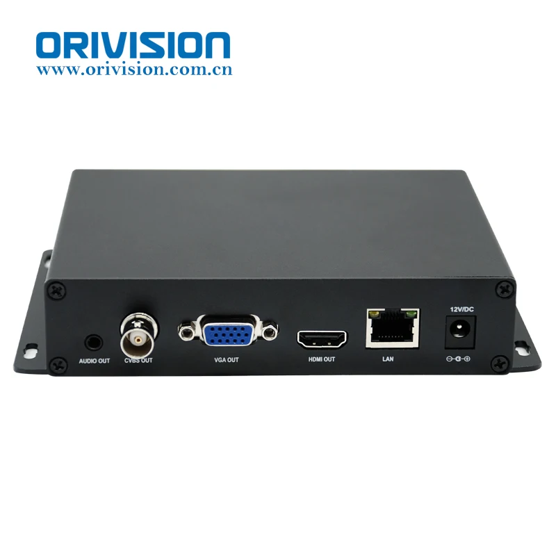 ORIVISION 4K HDMI Decoder H.265 H.264 HDMI VGA CVBS Video Decoder