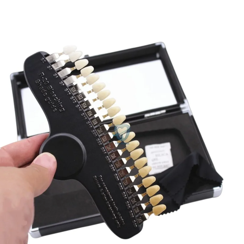 Dental 3D Shade Guide 20 Colors Tooth Shade Chart Board Comparator Teeth Whitening Dental Laboratory Materials