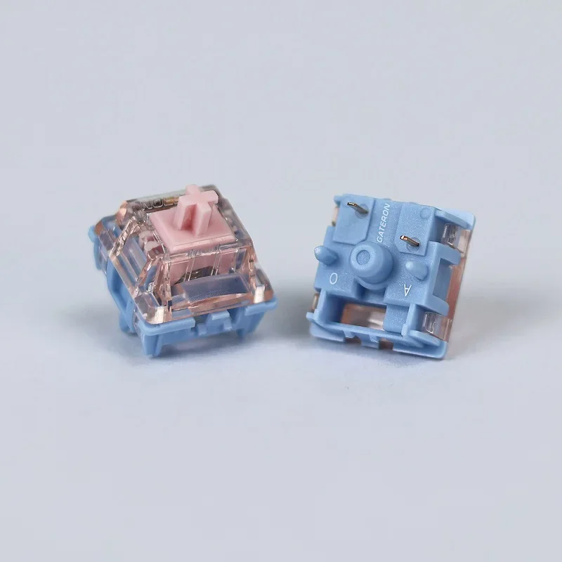 GATERON Melodic Switch 5-Pin Click Dual-rail Pre-lubed 60g SMD RGB DIY Cusotmized Hotswap 35pc per pack for Mechanical Keyboard