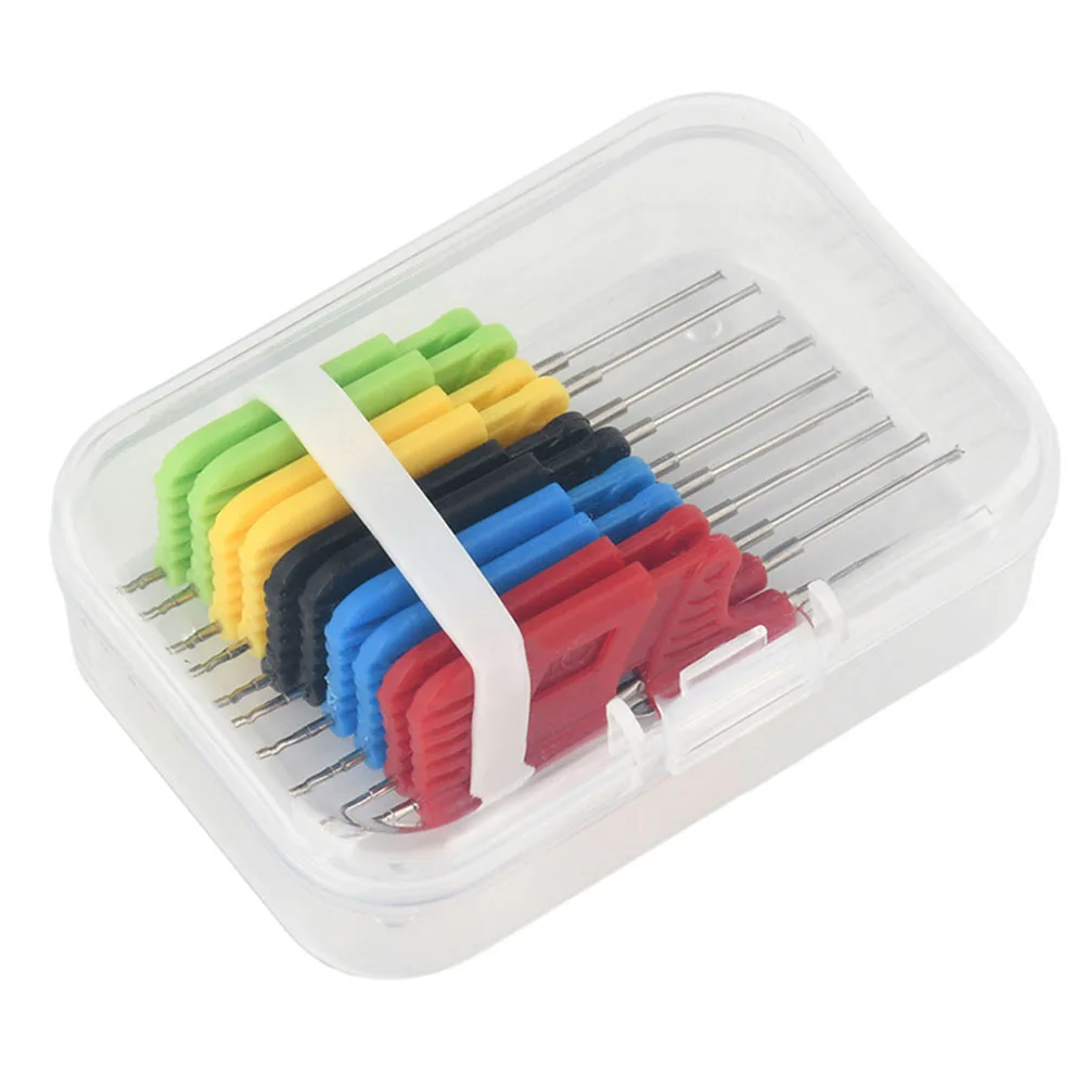 10PCS SDK08 IC Chip Test Clip for Online Programming Burn Testing Robust Build Adjustable Clamp Angle Stable Contact