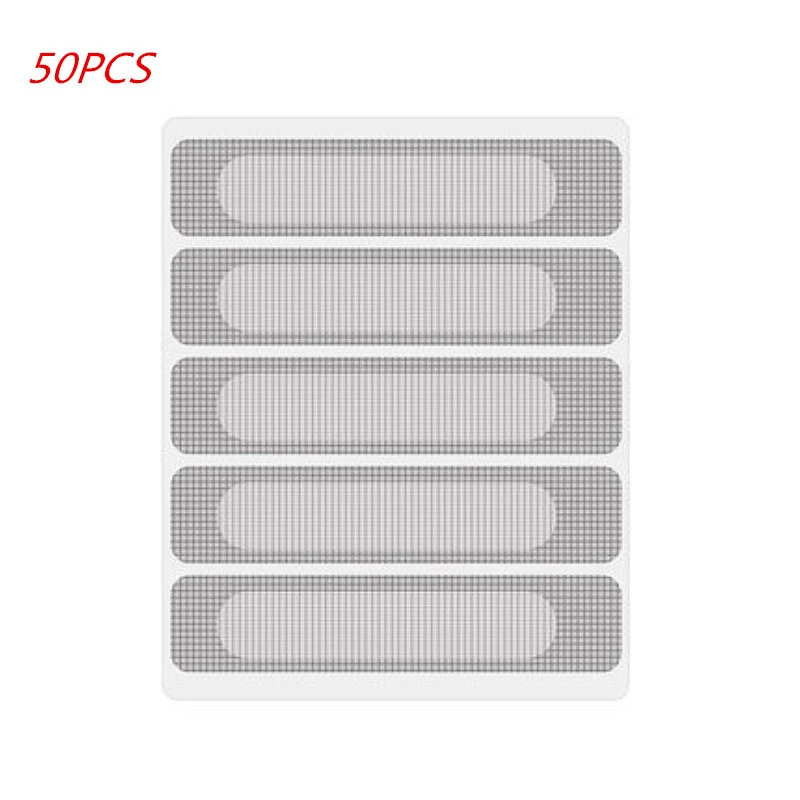 15/25/50pcs Anti-insect Fly Bug Door Window Mosquito Screen Net Repair Tape Patch Adhesive Window Repair Accessories