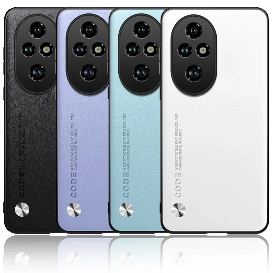 

Plain Leather Case for Honor 200 Pro Honor200 Lite 100 Pro 90 Lite 80 Honor X8B X9B X6A Luxury Hard Phone Protect Cover