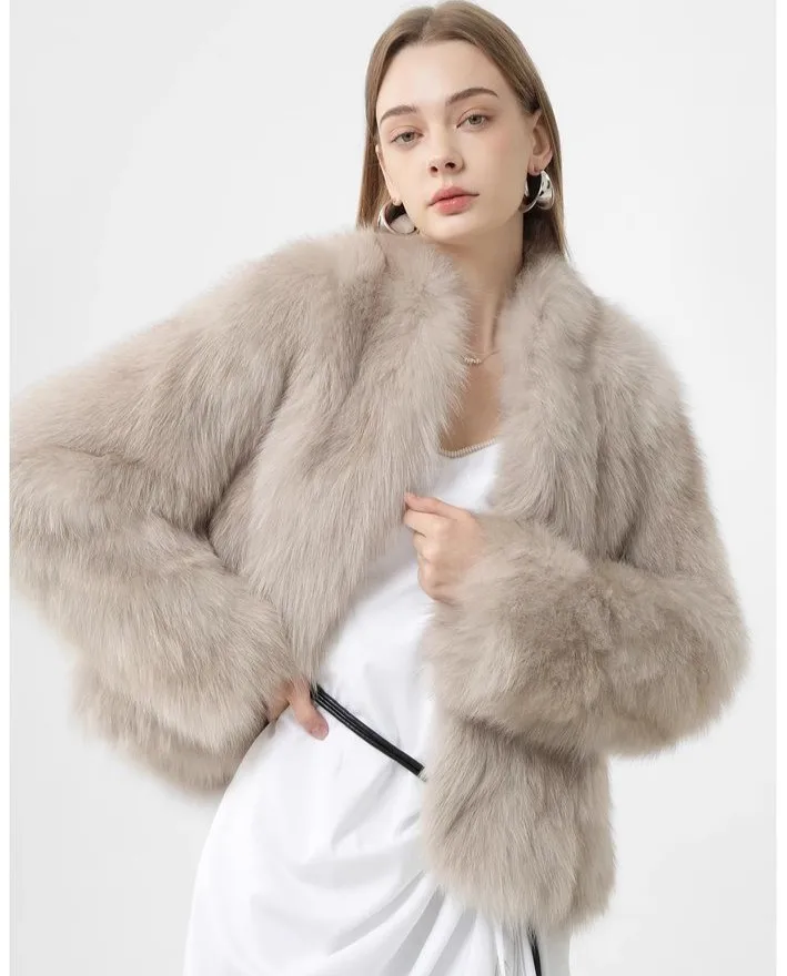 Abrigos con cuello desmontable de piel sintética para mujer, chaqueta de noche gruesa de terciopelo Ins para esposa, chaqueta de seda acanalada, cómoda y ligera