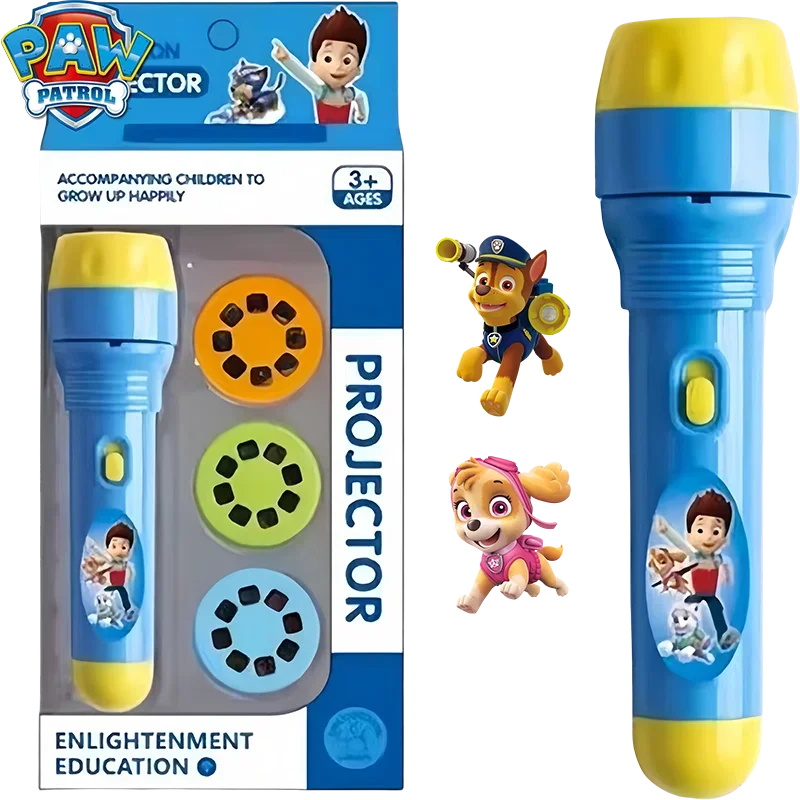 الكرتون باو باترول تشيس الإبداع لعبة الطفل الشعلة مصباح يدوي العارض لعبة أنيمي مصباح يدوي العارض الشعلة مصباح لغز #1