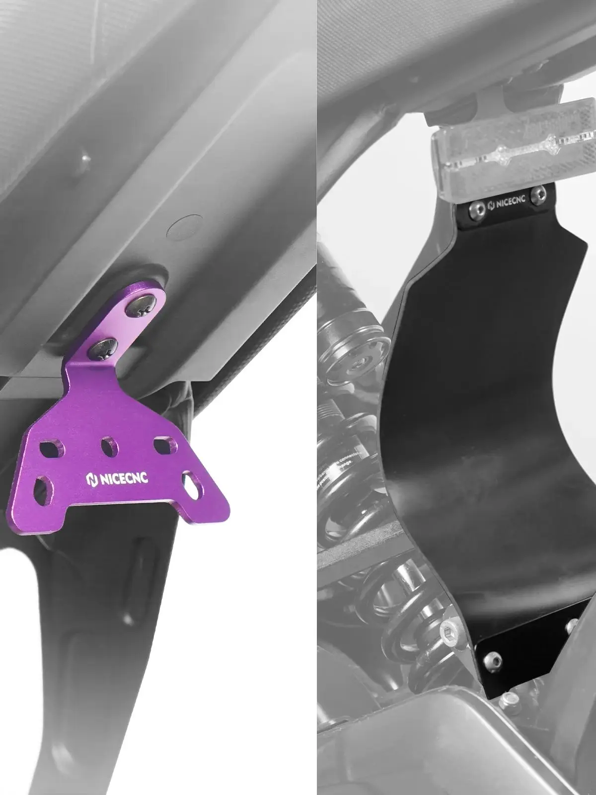 AliExpress NICECNC For Surron light bee X light bee S L1E Segway X160 X260 Electric Bike Rear Shock Fender Mud Guard & Tail Light Mounting Bracket