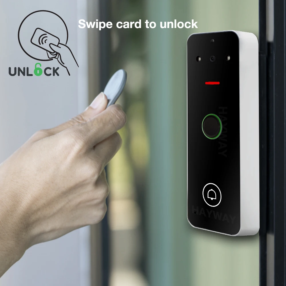 Wifi Tuya Smart Access Control Video campanello sistema di telecamere Digital Electronic Lock Coder Digitcode Fingerprint Lock Keyboard