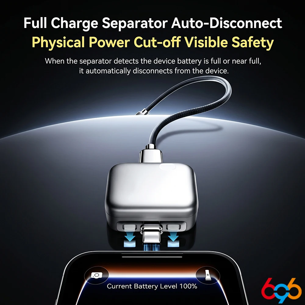 

Adapter 140W Fast Charge For Type-C Devices Intelligence Full Charge Auto-Disconnect Charging Safety Separator Automatically