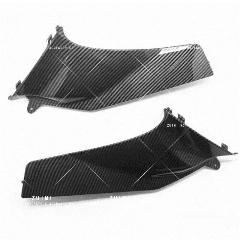 غطاء مجاري الهواء من الجانب رام هدية من ألياف الكربون لهوندا CBR600RR F5 2003-2006 قطع غيار