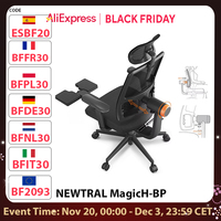 NEWTRAL MagicH-BP Ergonomic Chair with Footrest Auto-Following Backrest Adaptive Lower Back Support Adjustable Armrest Headrest