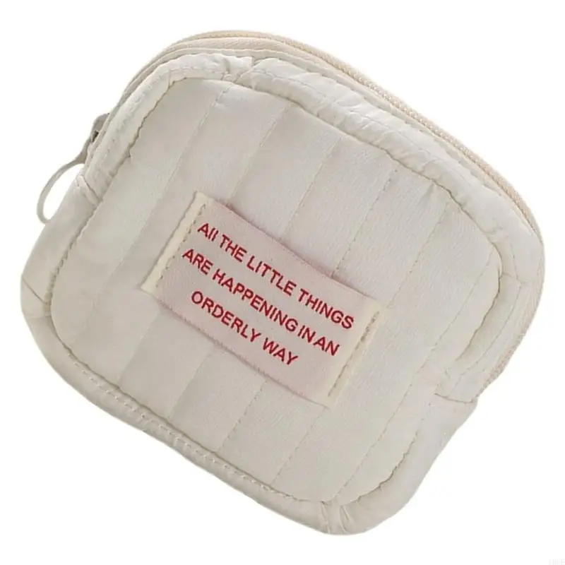 Korean Styles Toiletry Bag Square Makeup Bag Travel Cosmetic Bag Aesthetic Makeup Storage Bag Change Purse for Woman 
