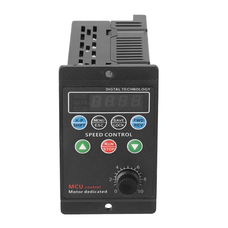 -[33A Tvdae] 2X 220V 750W Single-Phase Input 3-Phase Output Motor Driver Frequency Converter With Four-Digit Digital Tube Displa
