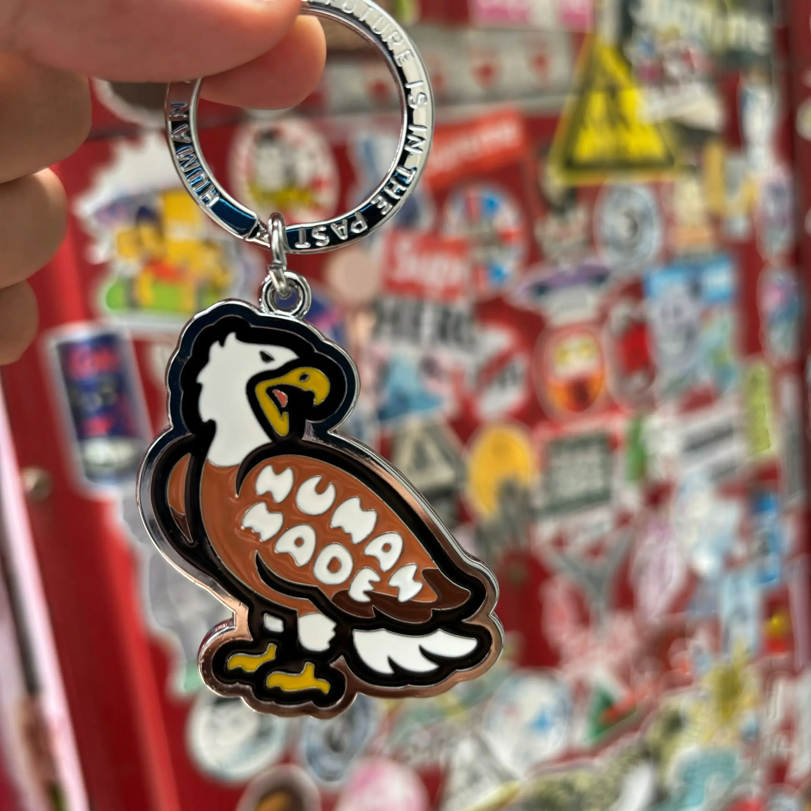 العصرية الإنسان صنع النسر Fukuoka طبعة محدودة المفاتيح قلادة 24ss FUKUOKA قلادة Nigo نمط