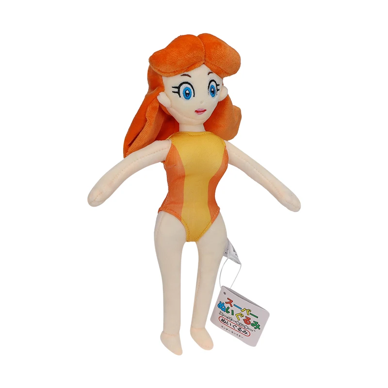 Super Mario Bros. Swimwear Daisy Princess 11inches Stuffed Animal , Switch Wonder Odyssey one pieces Plush Toy Bikini Lady Teddy