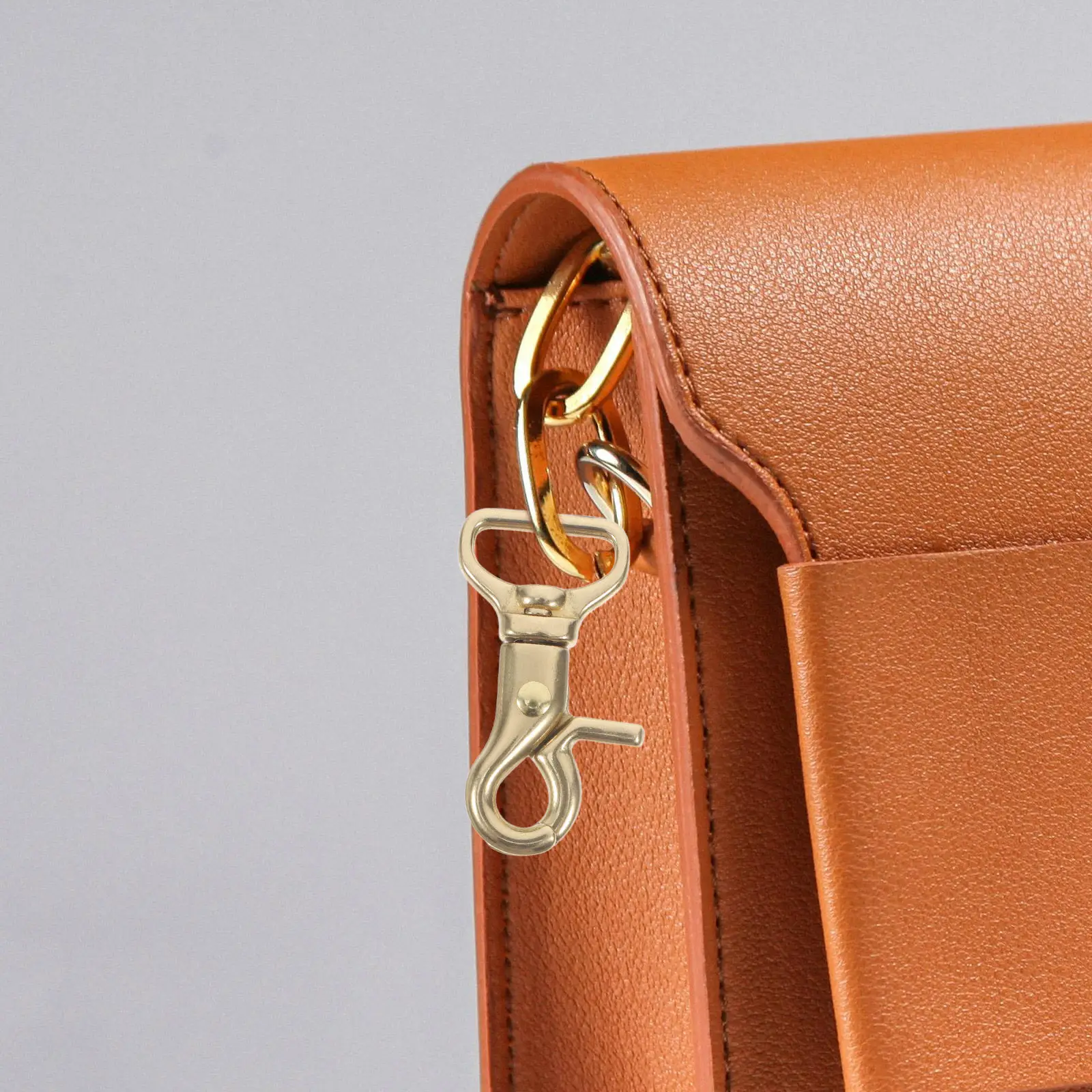 Solid Brass Trigger Snap Hook Heavy Duty Swivel Clasp Lobster Clip for Keychains Bags Handmade Projects
