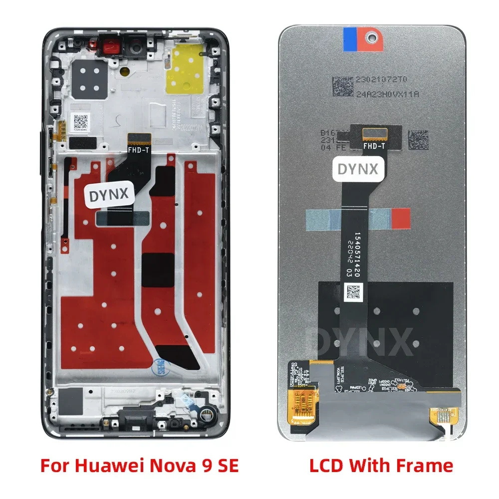 6.78\' New For Huawei Nova 9 SE 9SE 5G JLN-LX1 LCD Display Screen Touch Panel Digitizer For Honor 50 SE 50SE JLH-AN00 LCD Frame