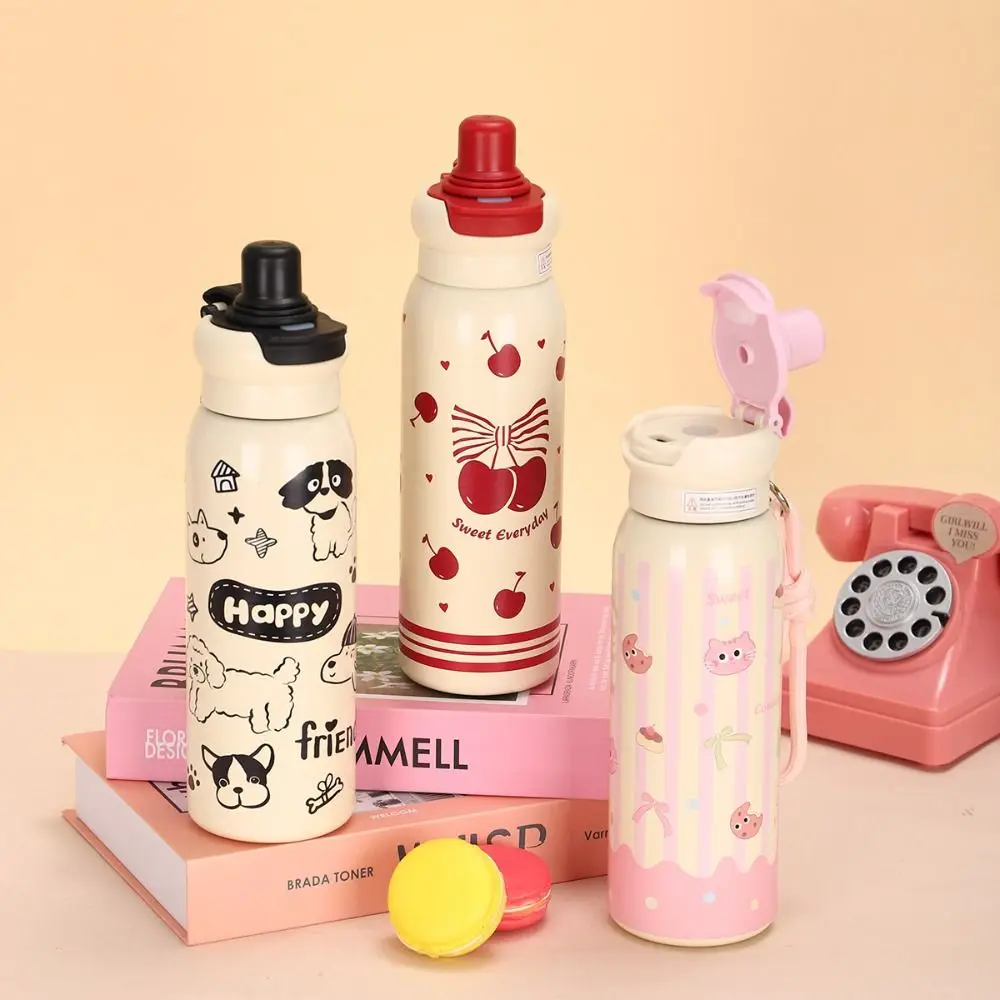 

620ML Vacuum Cup Insulation Or Cooling with Straw 316 Stainless Steel Cup High-Capacity Insulated Cup for Student Children