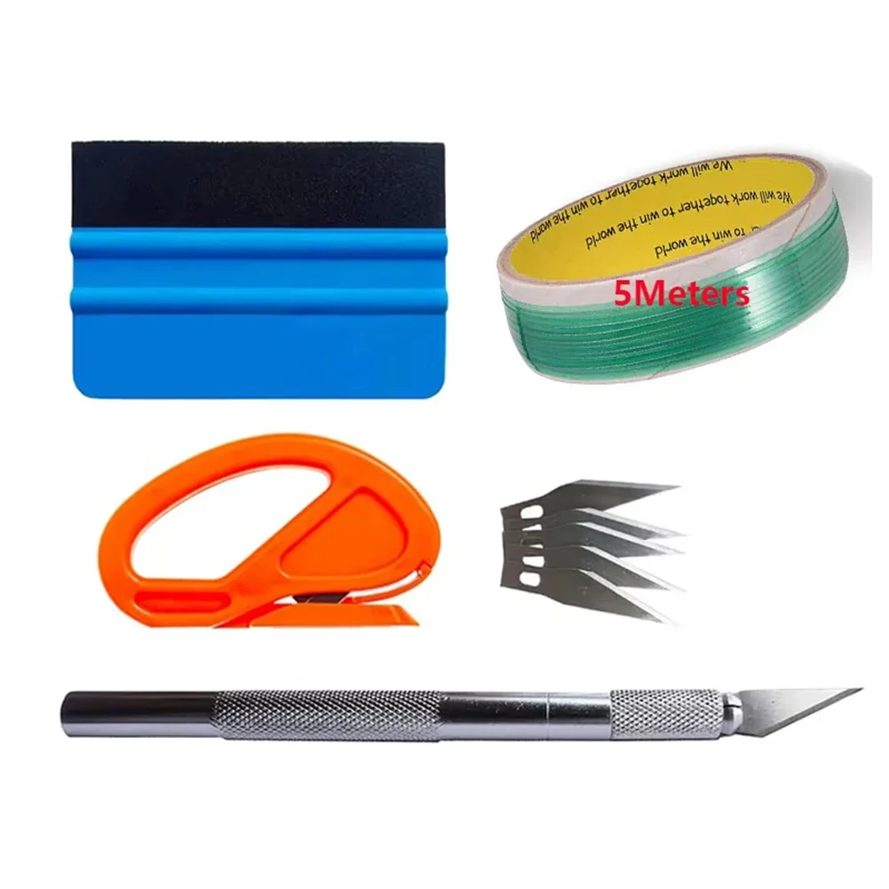 

9 шт., автомобильная виниловая пленка, режущая лента, скульптура, резак, режущие инструменты для пленки, 10/5 м, набор инструментов для резки пленки, инструмент для ремонта