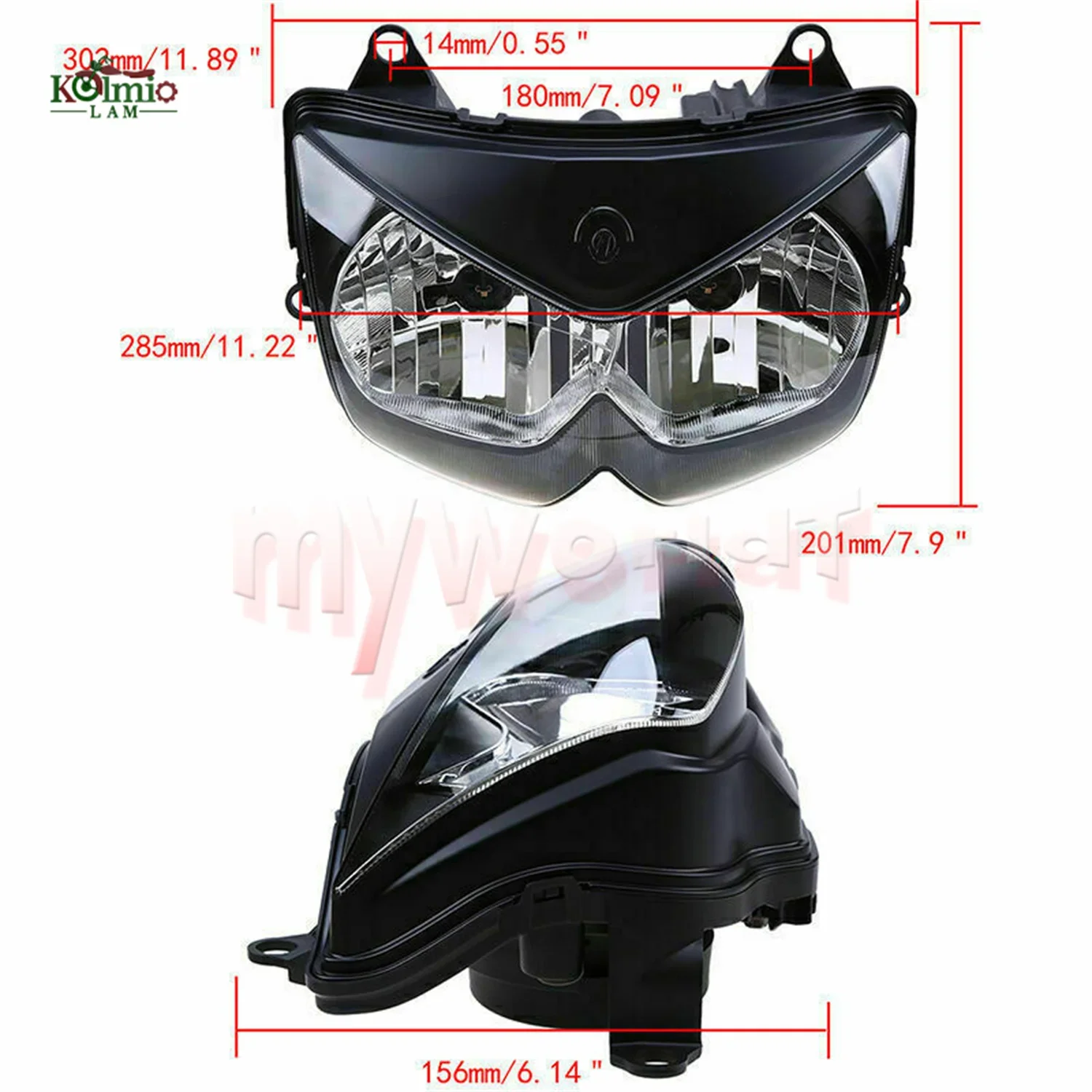 Fit For KAWASAKI Z1000 2003 - 2006 Motorcycle Front Upper Fairing Cowl Nose Or Headlight Z 1000 2004 2005 03 04 05 06