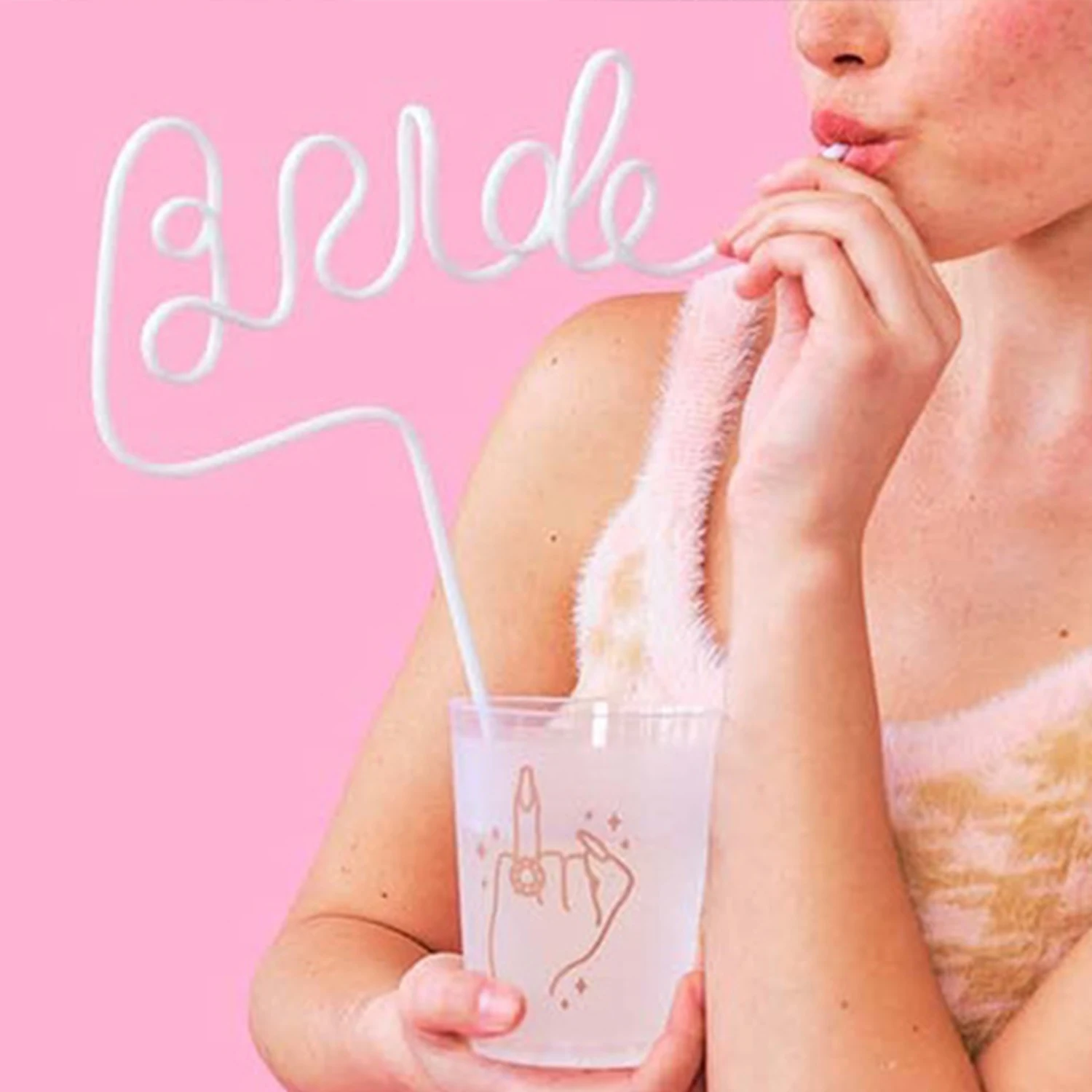 Bride Plastic DIY Straws Bachelorette Party Hen Party Bridal Shower Decoration Bride To Be Straw Birthday Wedding Decoration