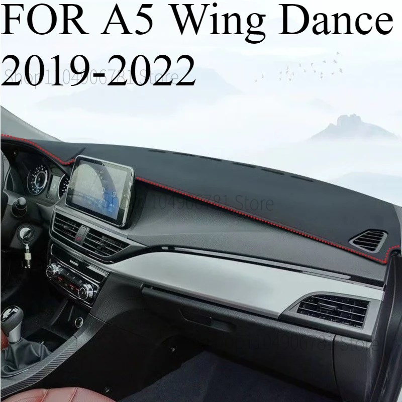 FOR A5 Wing Dance 2019-2022 Car Dash Mat Dashmat Dashboard Mat Cover Sun Shade Dash Board Cover Carpet  Accessories