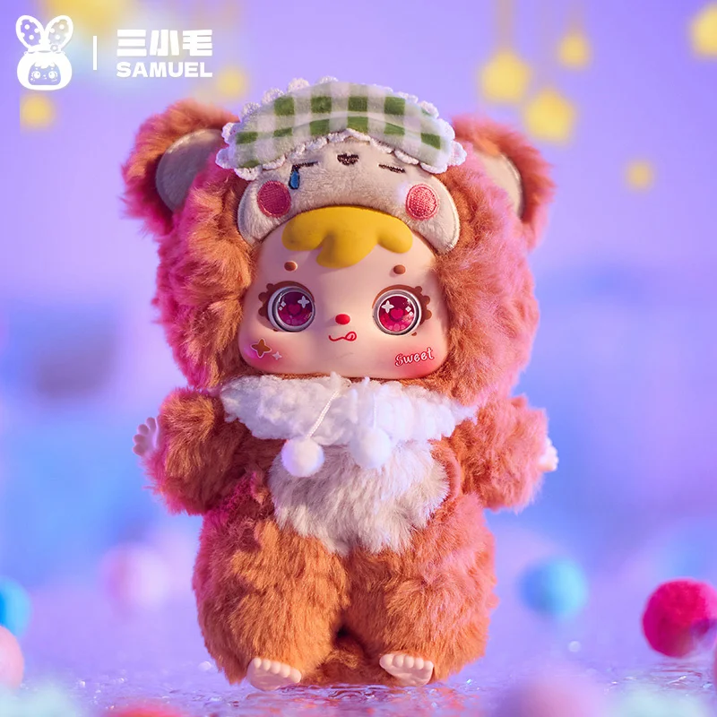 

Samuel's three little hairs sleep between a series of blind box dolls doll pendants decorative ornaments blind box gift women