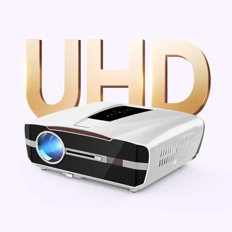 2026  A9K White 4K Auto Focus Projector With WiFi 6 and Bluetooth 5.2 Home Theater Projector for Phone/TV Stick