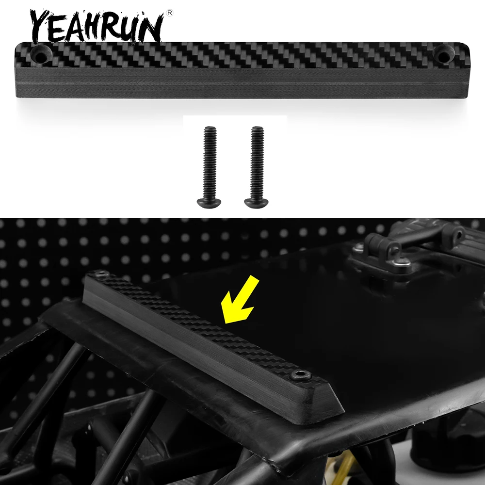 

YEAHRUN Carbon Fiber RC Body Roof Rails Protector For 1/5 DBXL 2.0 RC Car Upgrade Parts