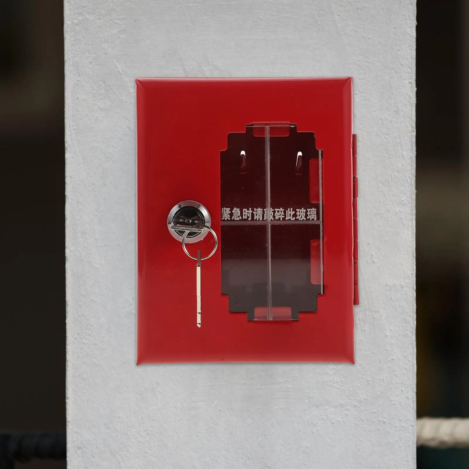 Fire Emergency Door Key Lock Box Wall Mounted Metal Security Lockbox For Hazardous Items Storage Escape Window Door Keys Box