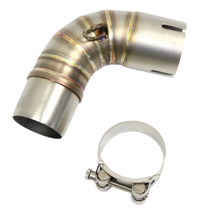 

Plain Motorcycle Modification Intake Manifold Connection Pipe 51Mm Exhaust Pipe Middle Section For HONDA CB1000 2009-2018