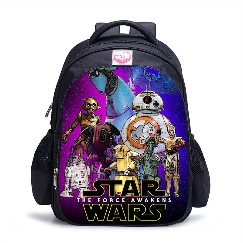 16 Inch Star Wars Children School Bags Orthopedic Backpack Kids School Boys Girls Mochila Infantil Cartoon Bags