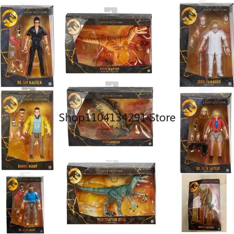 

Original Jurassic World Amber Collection Limited Edition Collection JURASSIC PARK Action Figure Dinosaur Model Toy Birthday Gift
