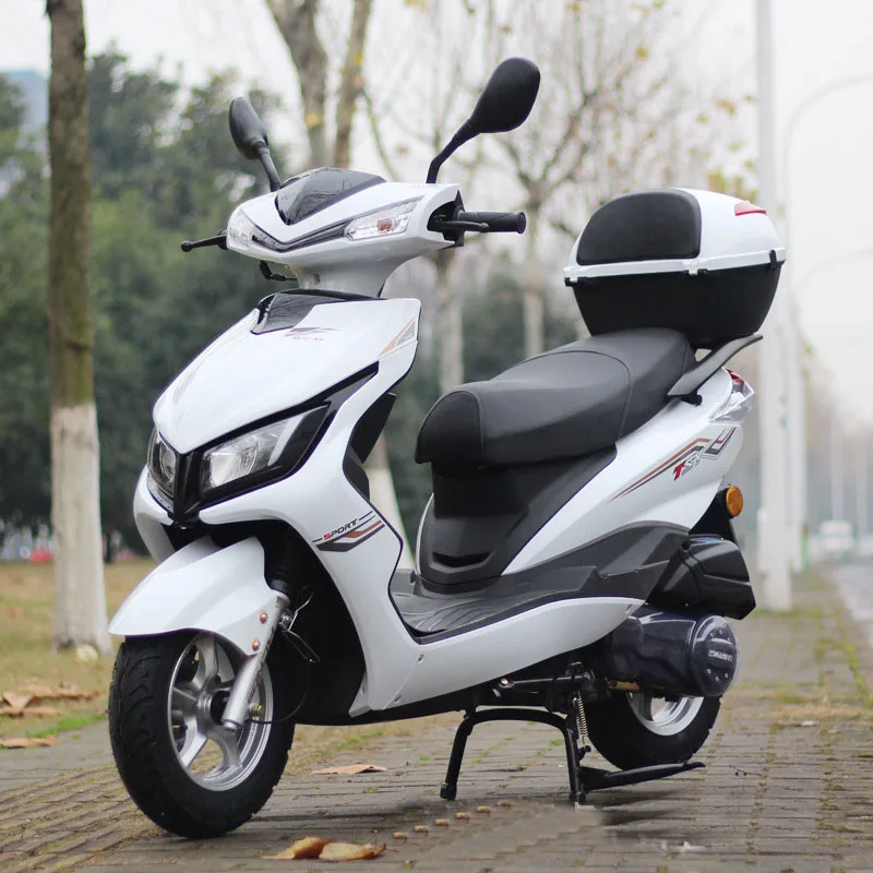 Motorcycle M8 Scooter Motorcycle 125CC Fuel Powered Adult Two Wheel Assist