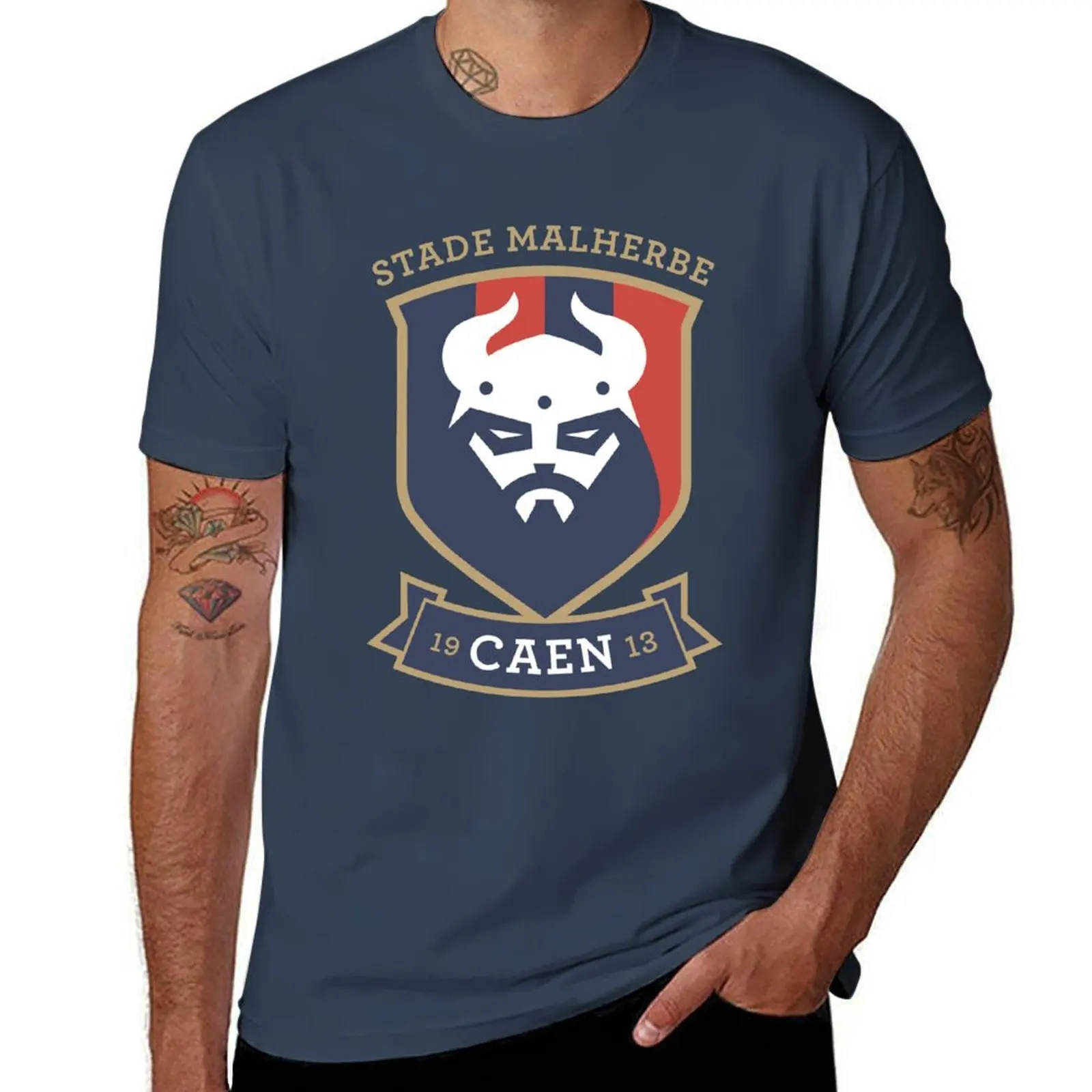 New model Fashionable and Innovative Stade Malherbe Caen T-Shirt tops shirts graphic tees sports fans anime clothes T-shirt