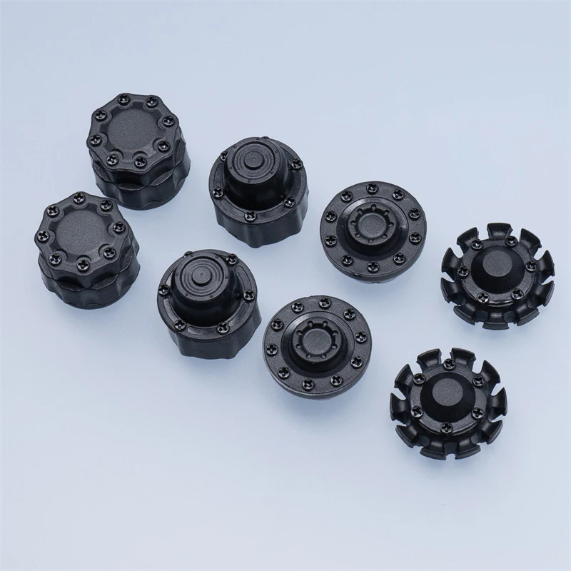 Front/rear Hubs Shaft Head Cover Hubcaps for 1/14 Tamiya RC Dump Truck SCANIA 770S 56368 R620 VOLVO BENZ Arocs MAN TGX Car