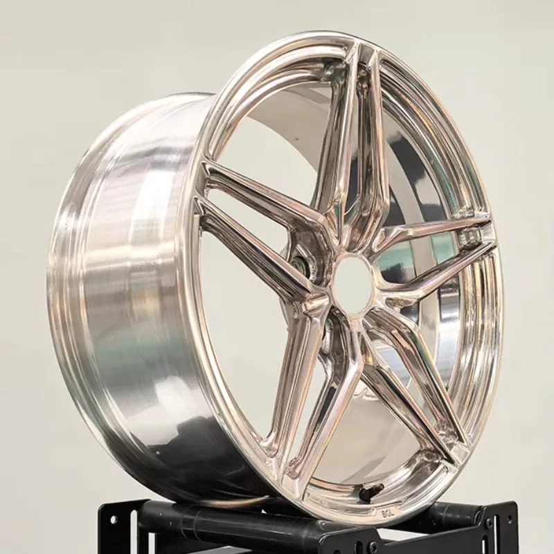 20-21 بوصة قسط مصقول البرونزية سبائك الألومنيوم محور عجلات مزورة 5*120 تصميم متعدد المتحدث 35 مللي متر ET لسيارات الركاب جديد #1