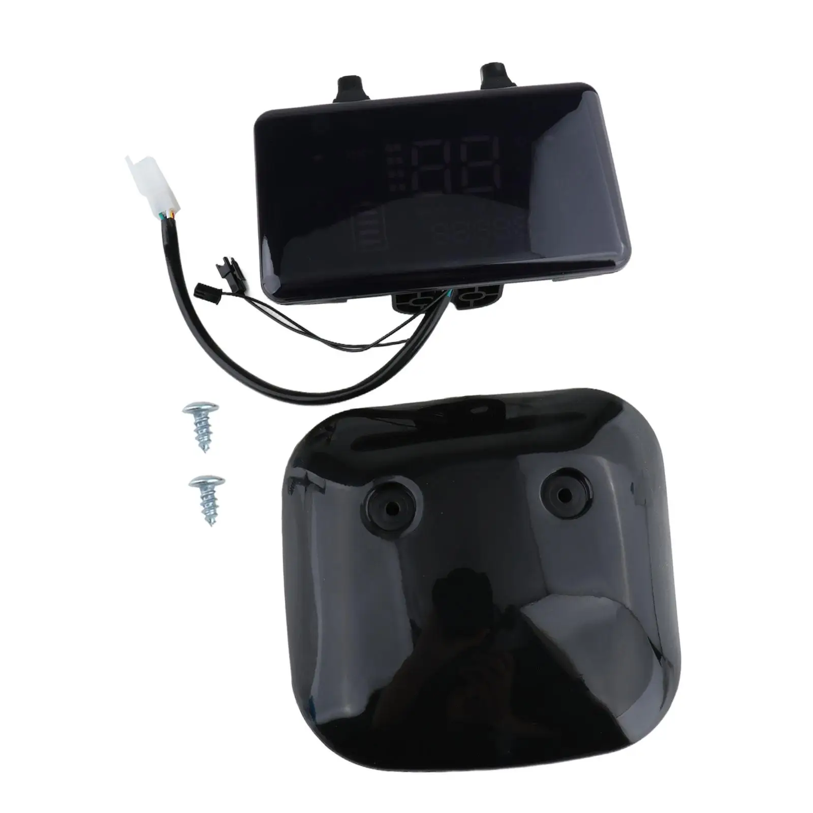 Motorcycle Speedometer Spare Part Digital Bike Tachometer with Windshield